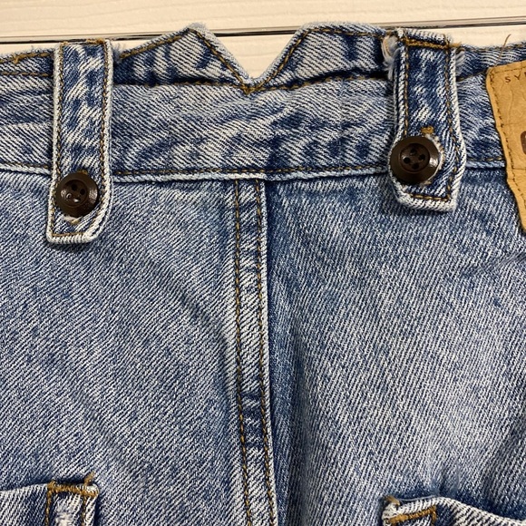 One Teaspoon Safari Jeans Button Fly Distressed Baggy Size 28 - Picture 9 of 13